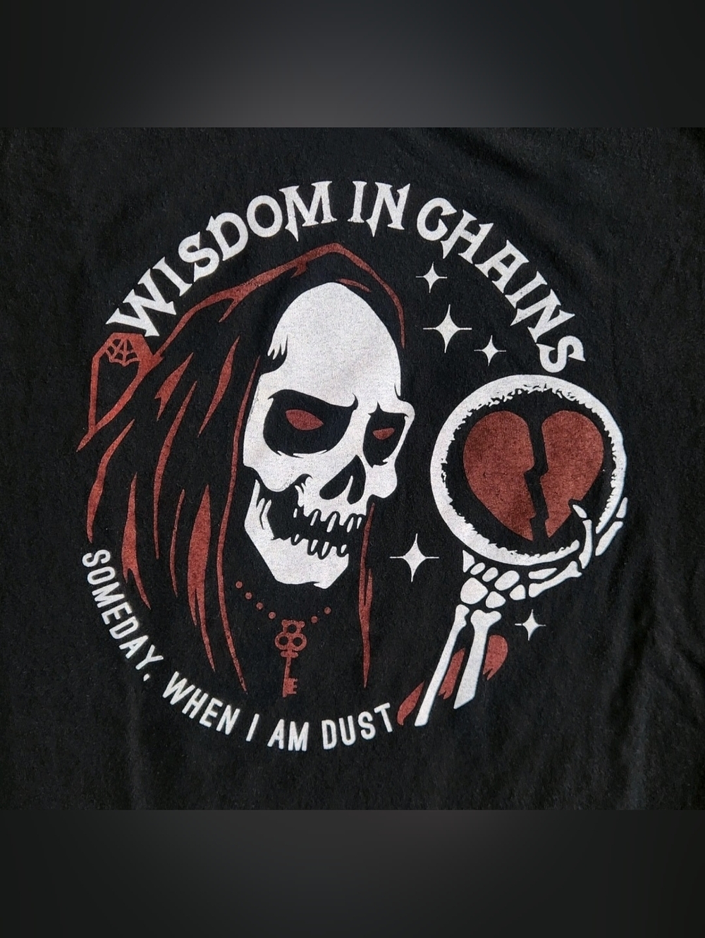 Wisdom In Chains Someday When I Am Dust Band Shirt